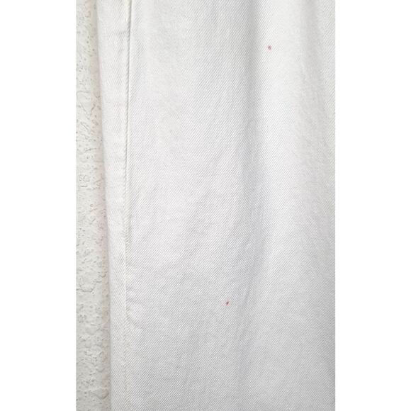 Frame Le Oversized Cuffed Jeans in Blanc 31 - Picture 11 of 11